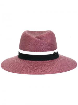Шляпа Virginie Maison Michel. Цвет: розовый и фиолетовый