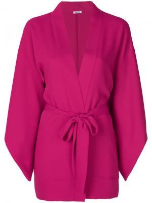 Пиджак-кимоно с поясом P.A.R.O.S.H.. Цвет: розовый и фиолетовый