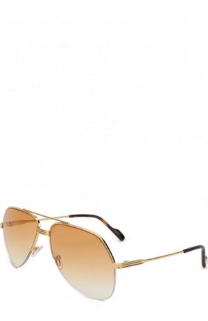 Солнцезащитные очки Tom Ford. Цвет: золотой