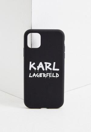 Чехол для iPhone Karl Lagerfeld. Цвет: черный