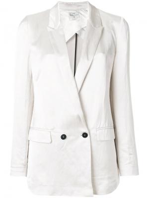 Длинный пиджак Forte. Цвет: белый