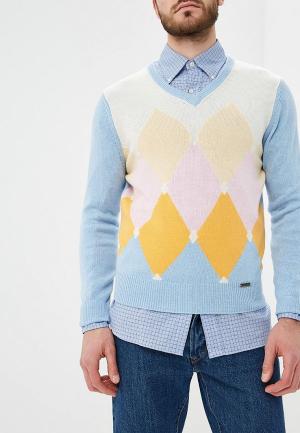 Пуловер Trussardi Collection. Цвет: разноцветный