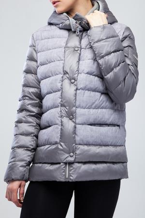 Куртка зимняя Clasna. Цвет: серый
