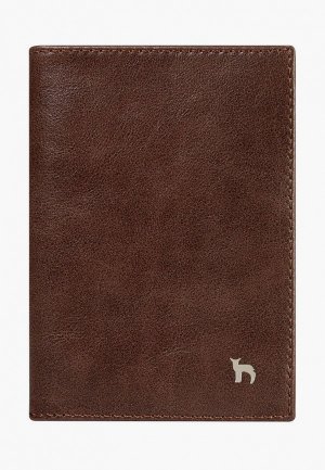 Обложка для паспорта Mumi. Цвет: коричневый