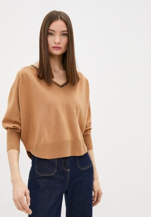 Пуловер Twinset Milano. Цвет: коричневый