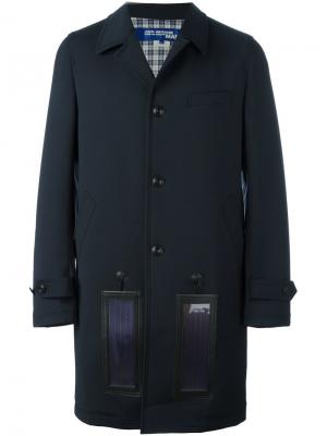 Пальто с контрастными панелями Junya Watanabe Comme Des Garçons Man. Цвет: синий