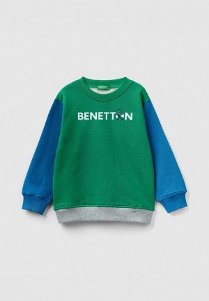 Свитшот United Colors of Benetton. Цвет: зеленый