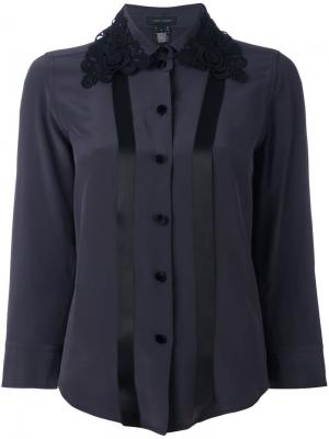 Рубашка с вышивкой Marc Jacobs. Цвет: синий