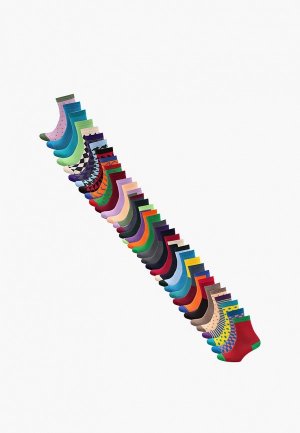 Носки 36 пар bb socks. Цвет: разноцветный