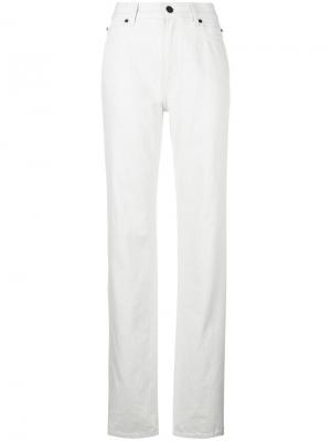 Расклешенные джинсы с завышенной талией Calvin Klein 205W39nyc. Цвет: телесный