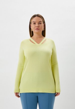 Пуловер Persona by Marina Rinaldi. Цвет: зеленый