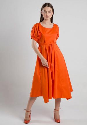 Платье Rinascimento. Цвет: оранжевый
