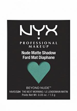 Тени для век Nyx Professional Makeup. Цвет: зеленый