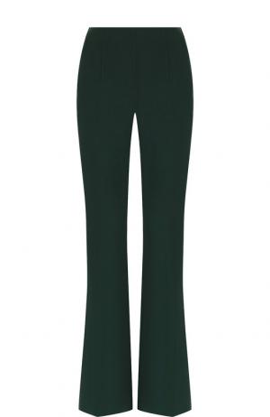Расклешенные шерстяные брюки со стрелками Michael Kors Collection. Цвет: зеленый