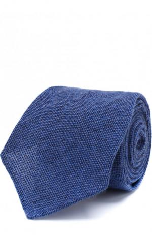 Кашемировый галстук Kiton. Цвет: синий