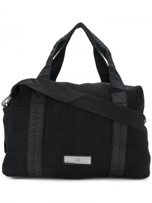 Дорожная сумка с сетчатыми панелями Adidas By Stella Mccartney. Цвет: чёрный
