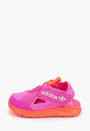 Сандалии adidas Originals. Цвет: розовый