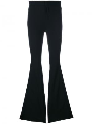 Длинные расклешенные брюки Givenchy. Цвет: чёрный