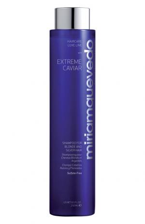 Шампунь для светлых и седых волос Extreme Caviar Miriamquevedo. Цвет: бесцветный