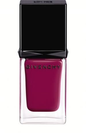 Лак для ногтей, оттенок 06 малиновый бархат Givenchy. Цвет: бесцветный