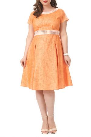 Платье MONTEBELLUNA. Цвет: оранжевый