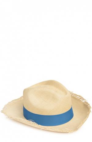 Шляпа пляжная Artesano. Цвет: голубой