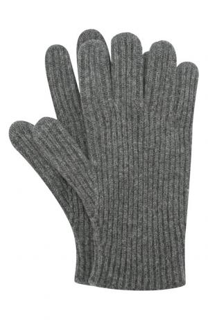 Шерстяные перчатки Inverni. Цвет: серый