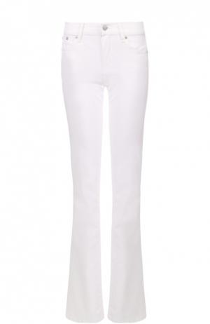Расклешенные джинсы с карманами Polo Ralph Lauren. Цвет: белый