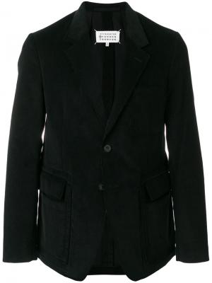 Вельветовый пиджак Maison Margiela. Цвет: чёрный