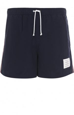 Плавки-шорты с отделкой Thom Browne. Цвет: темно-синий