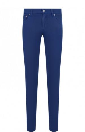 Укороченные джинсы зауженного кроя Dolce & Gabbana. Цвет: синий
