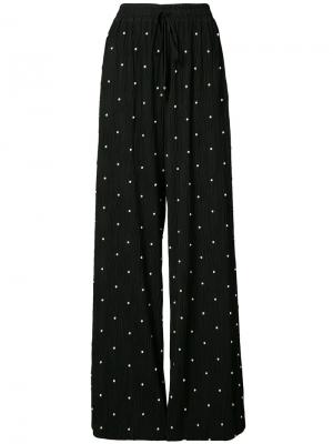 Пижамные брюки со шнурком Prabal Gurung. Цвет: чёрный