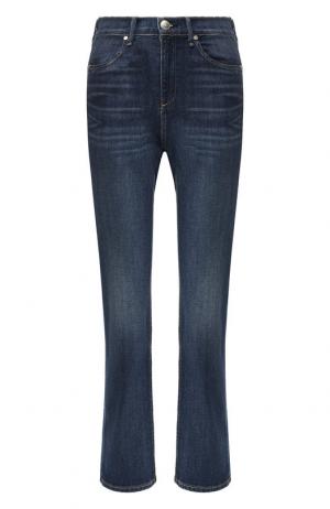 Укороченные джинсы с потертостями Rag&Bone. Цвет: синий