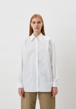 Рубашка MM6 Maison Margiela. Цвет: белый