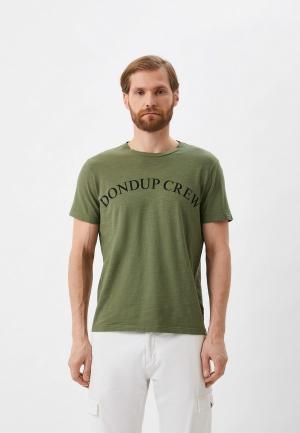 Футболка Dondup. Цвет: хаки