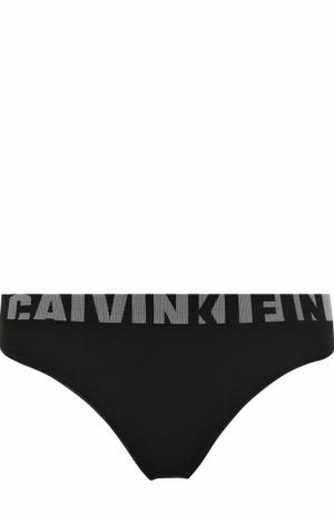 Трусы-слипы с логотипом бренда Calvin Klein Underwear. Цвет: черный